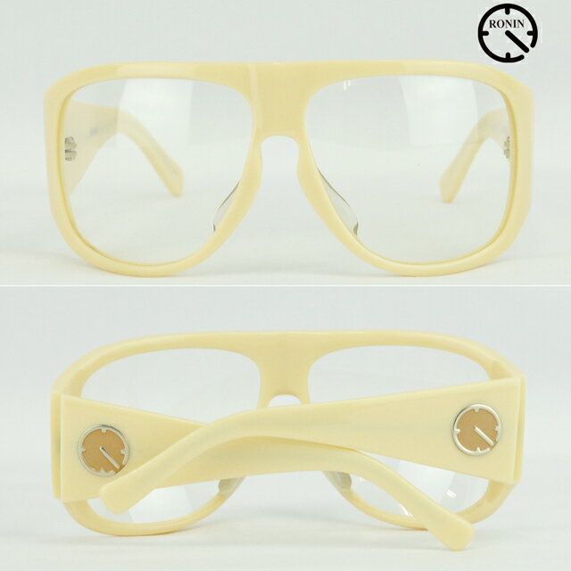 UVカット サングラス Ronin Eyewear ロニンアイウェアー Prototype O.T.W OFF THE WALL Cream/Clear Lens