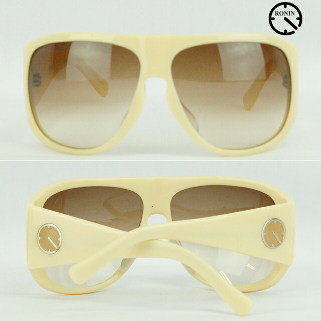 UV���å� ���󥰥饹 Ronin Eyewear ���˥󥢥��������� Prototype O.T.W OFF THE WALL Cream/Brown Gradation Lens