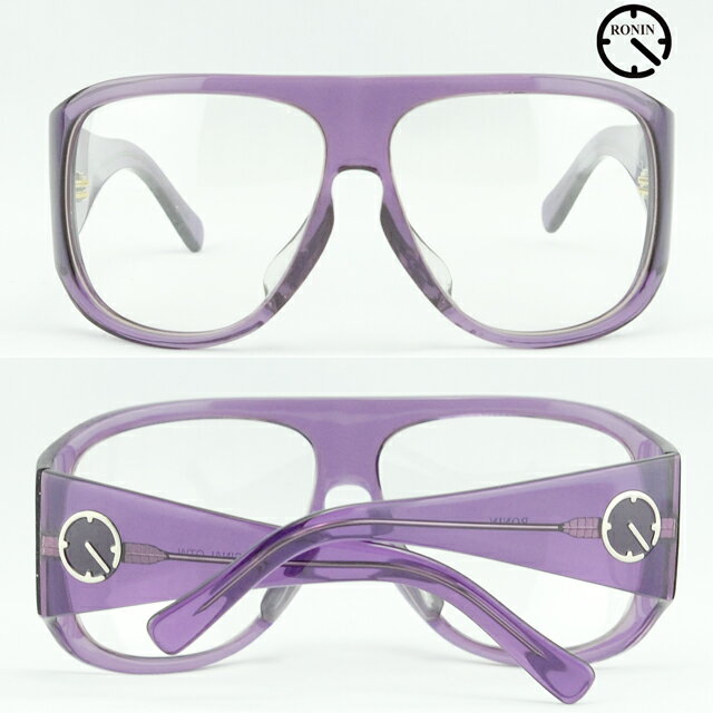 UVカット サングラス Ronin Eyewear ロニンアイウェアー Prototype O.T.W OFF THE WALL Clear Purple/Clear Lens