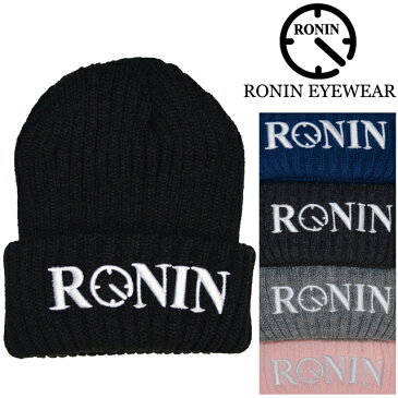 クーポンで5％引きも Ronin Eyewear ロニンアイウェアー ビーニー ニット帽 サングラス スケボー スケート サーフィン RONIN LOGO BEANIE