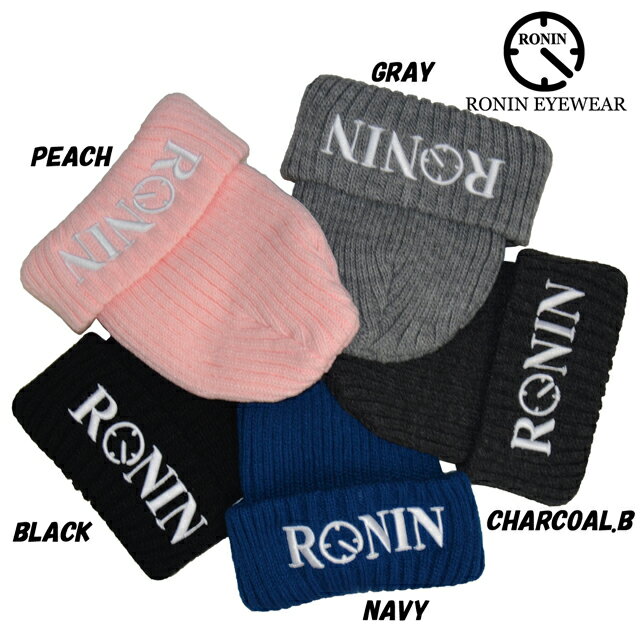 クーポンで5％引きも Ronin Eyewear ロニンアイウェアー ビーニー ニット帽 サングラス スケボー スケート サーフィン RONIN LOGO BEANIE