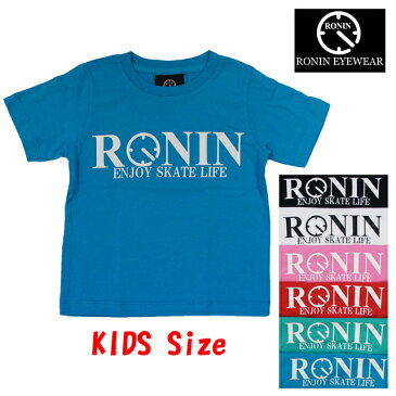 Ronin Eyewear ( ロニンアイウェアー ) ENJOY SKATE LIFE S/Sleeve Kids Tee キッズ スケボー サングラス ロニン アイウェアー Tee Tシャツ