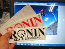 ロニン スケボー ステッカー 16x6cm Ronin Eyewear Skate ロニンアイウェアースケート Ronin Stiker スケートボード スケボ...