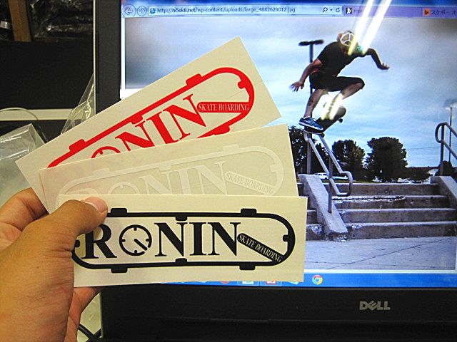 Ronin Eyewear Skate ロニンアイウェアースケート ronin Stiker C スケートボード スケボー スケート サーフィン ハードウェア キャッ..