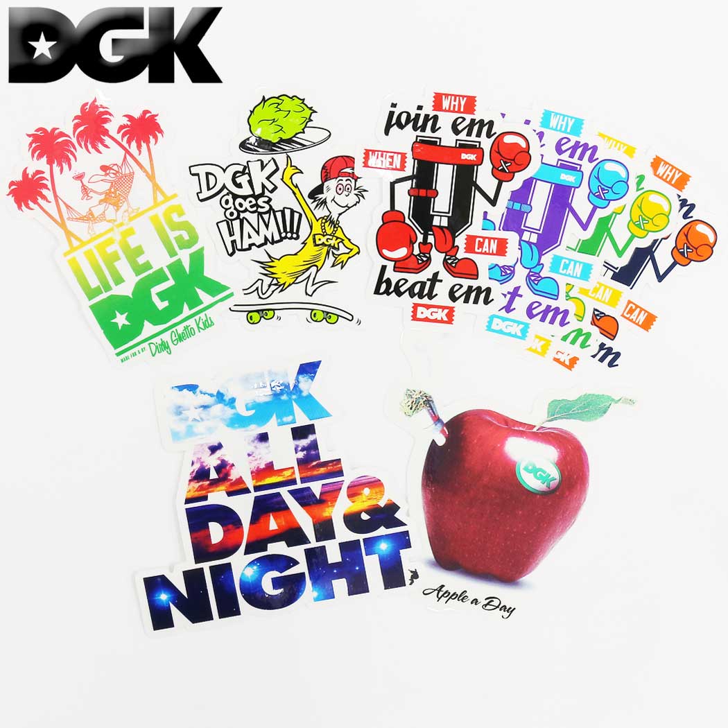 ディージーケー スケボー ステッカー DGK Dirty Ghetto Kids Sticker シール デカール スケートボード ..