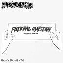 【週末ポイント3倍UP】 ファッキンオーサム スケボー ステッカー Fucking Awesome Sticker "It's weird out there, man." ファッキンオーサム シール デカール スケートボード スケボーステッカー 人気 ブランド おすすめ