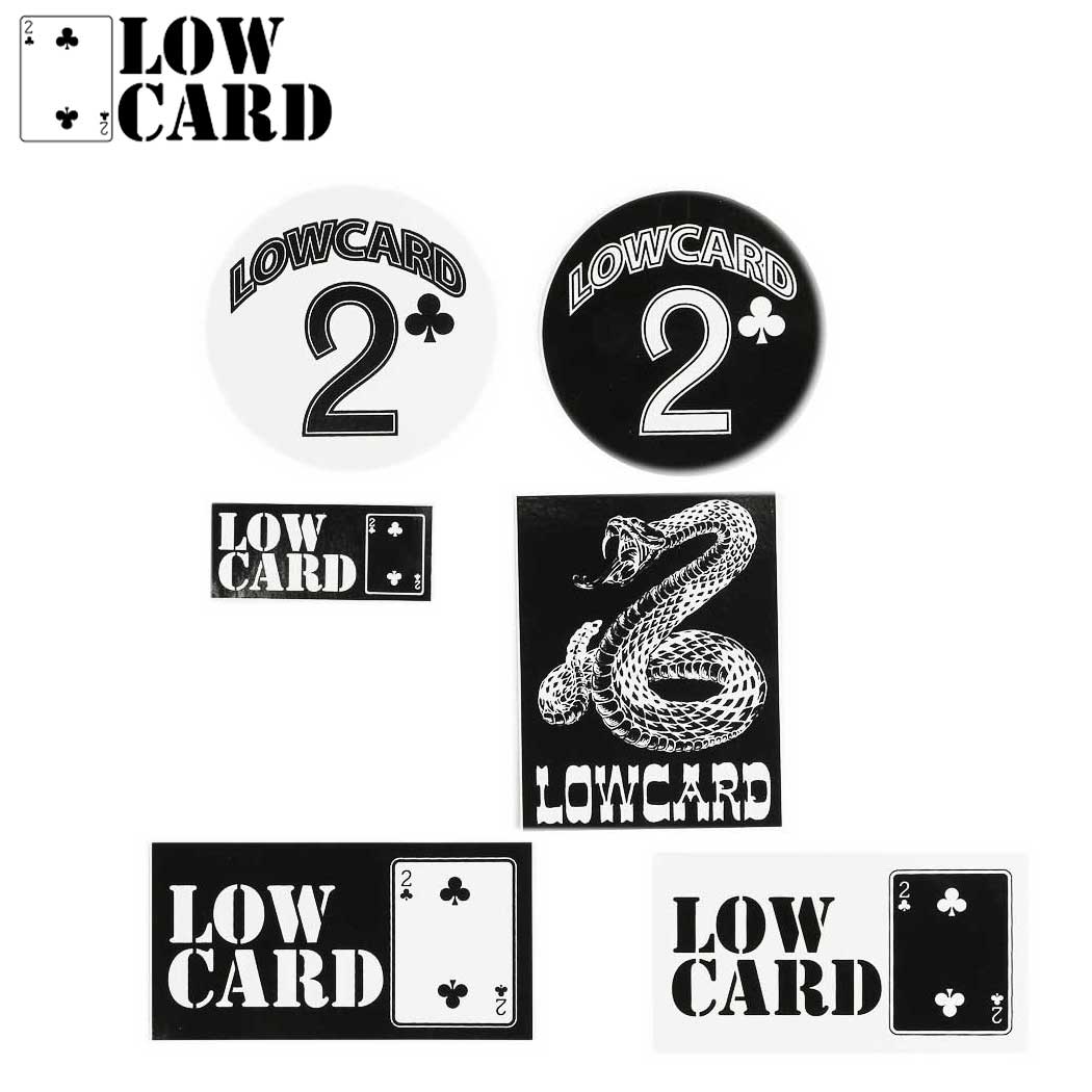 ローカード スケボー ステッカー LOW CARD Sticker シール デカール スケートボード スケボーステッカー 人気 ブランド おすすめ