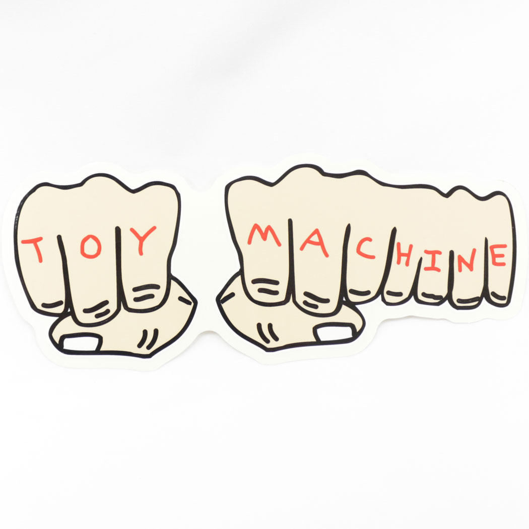 トイマシーン │10×25.5cm│ スケボー ステッカー Toy Machine Sticker FIST MEDIUM シール スケートボード 人気 ブランド おすすめ 楽天SS 2