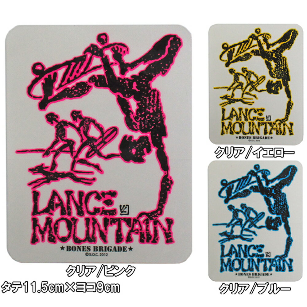 POWELL PERALTA ѥ ڥ륿 Lance Mountain Future Primitive Sticker 3顼 11.5cmߥ襳9cm ȥܡ ܡ  SK8  ޥƥ ֥ꥲ  ƥå