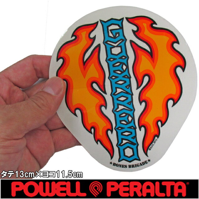 POWELL PERALTA パウエル ペラルタ Guerrero Dagger Sticker 1カラー 13cm×ヨコ11.5cm スケートボード スケボー スケート ステッカー 3