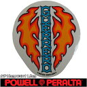 POWELL PERALTA パウエル ペラルタ Guerrero Dagger Sticker 1カラー 13cm×ヨコ11.5cm スケートボード スケボー スケート ステッカー