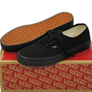 VANS ヴァンズ Classic Authentic Black/Black ( 23-30cm )【VANS ヴァンズ ばんず オーセンティック キャンパス USA企画 クラシック シューズ スニーカー 靴 メンズ レディース】