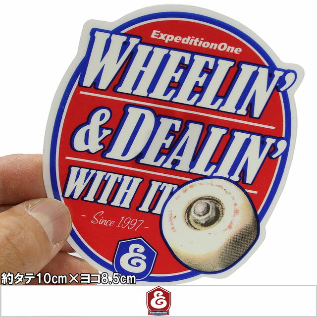 ExpeditionOne エクスペディションワン Wheelin Sticker スケートボード スケボー スケート ステッカー シール