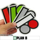 PLAN B vr[ Logo Sticker XP[g{[h XP{[ XP[g V[ XebJ[