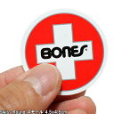 Bones ボーンズ Bearings Swiss Round ステッカー スモール 4.5x4.5cm スケートボード スケボー スケート シール