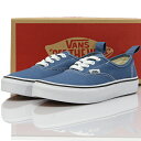 VANS バンズ Kids Authentic Elastic Lace Navy/True whiteオーセンティック 靴 シューズ キッズ 子供