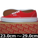 VANS バンズ ヴァンズ Authentic (Red 2...
