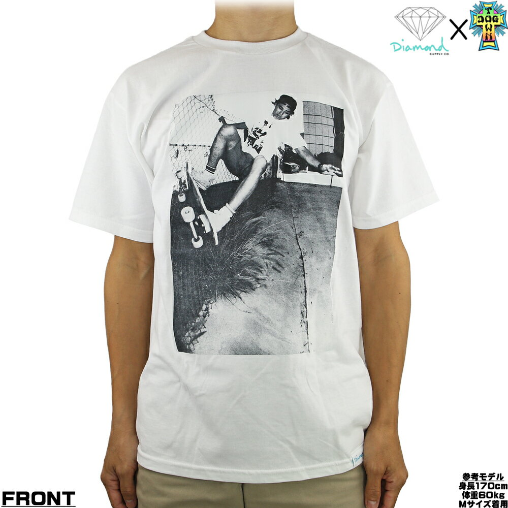 Diamond ダイアモンド Dogtown Oster Tee White ドッグタウン オスター Tシャツ 半袖 スケートボード スケボー スケート