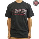 クリックポスト対応 Independent インディペンデント 半袖 tシャツ Thrasher TTG S/S Tee Black スラッシャー コラボ スケートボード スケボー スケート