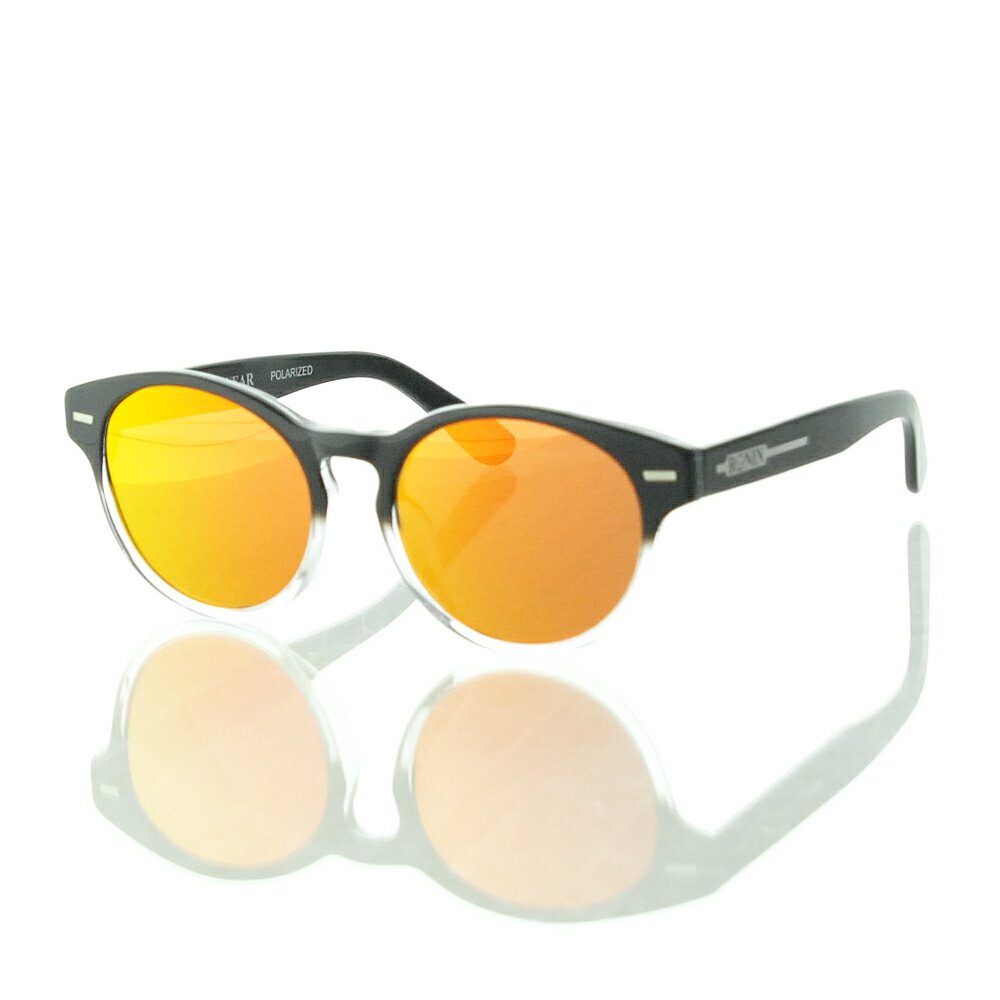 Ronin Eyewear サングラス ロニンアイウエア 偏光レンズ MELLOW Black/Clear Two tone/Red Mirror Polarized Lens