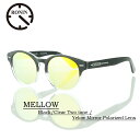 Ronin Eyewear サングラス ロニンアイウエア 偏光レンズ MELLOW Black/Clear Two tone/Yelow Mirror Pola...