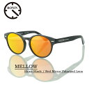 Ronin Eyewear サングラスロニンアイウエアUVカット MELLOW Shine Black/Red Mirror Polarized Lens
