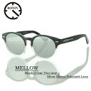 Ronin Eyewear サングラス ロニンアイウエア 偏光レンズ MELLOW Black/Clear Two tone/Silver Mirror Pol...