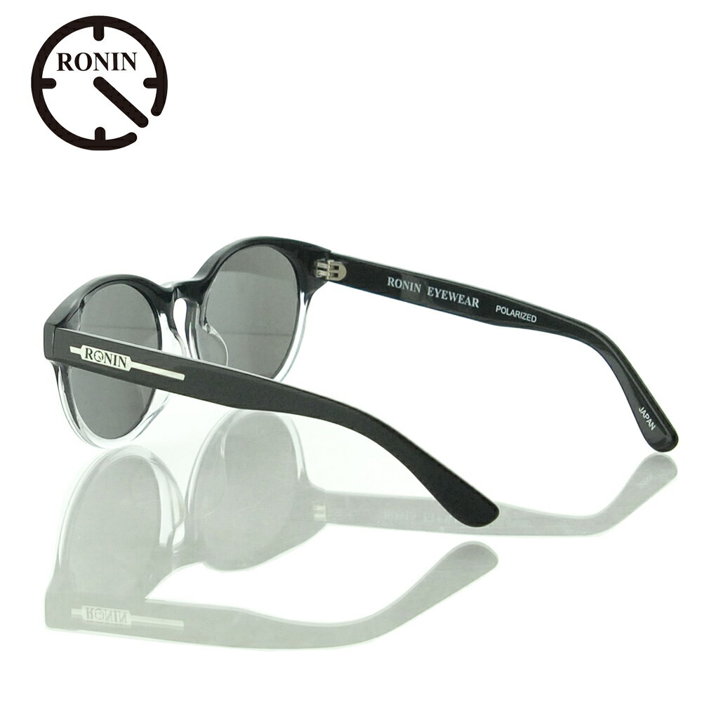 Ronin Eyewear サングラス ロニンアイウエア 偏光レンズ MELLOW Black/Clear Two t...