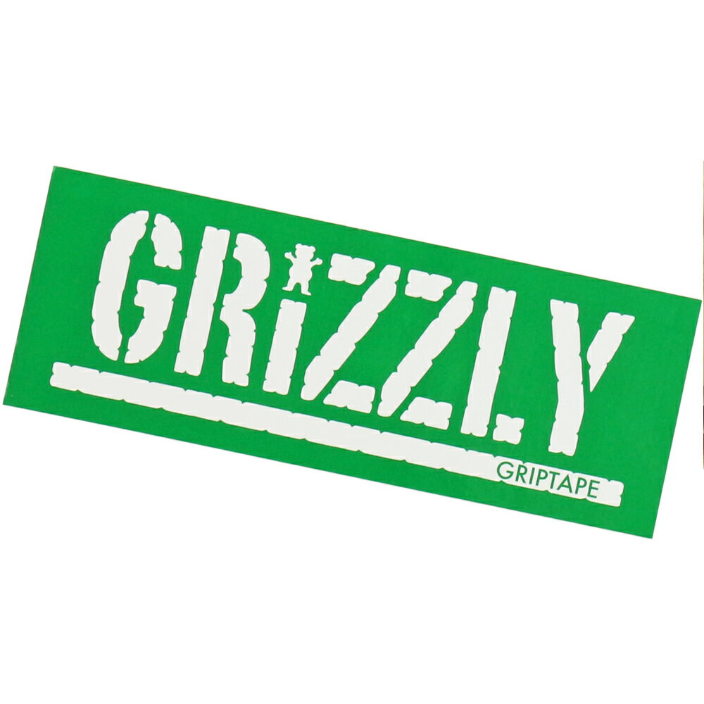 スケートボード スケボー スケート ステッカー Grizzly OG Stamp XL 約7.5x20.5cm グリズリー シール クマ ベアー 熊 3