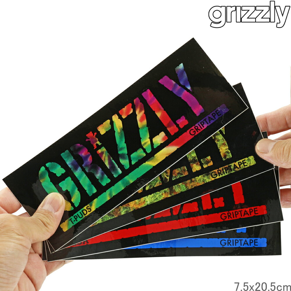 �������ȥܡ��� �����ܡ� �������� ���ƥå��� Grizzly OG Stamp XL ��7.5x20.5cm ���ꥺ�꡼ ������ ���� �٥��� ��