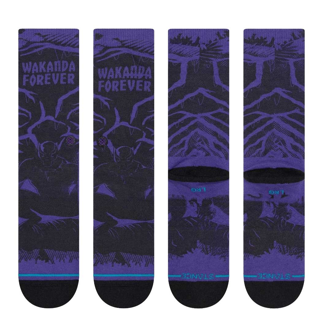 Stance ソックス スタンス STANCE x MARVEL YIBAMBE Crew Socks 靴下 マーベル コラボメンズ 25.5-29.0cm ギフト 男性 彼氏 プレゼント 贈り物 A555C22YIB ゴルフ ゴルフソックス 厚手 スポーツ トレーニング