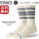 Stance ソックス スタンス Boyd Denim Crew Socks 靴下 Stance Socks ボイド クルー メンズ 25.5-29.0cm ギ...