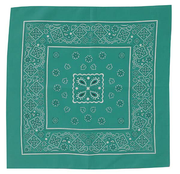 三角巾 ハンカチ バンダナ 緑