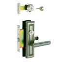 YKK レバーハンドル錠 YW HH-J-0232 U9 玄関 MIWA TESP + LZSP M-61 シルバー色