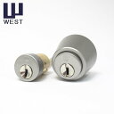 WEST ウエスト 916リプレイスシリンダー SHOWA PPX + GL 玄関ウエスト ショウワ PPX GL-51 2個同一セット WEST 916-W31-ST + 916-W32-ST