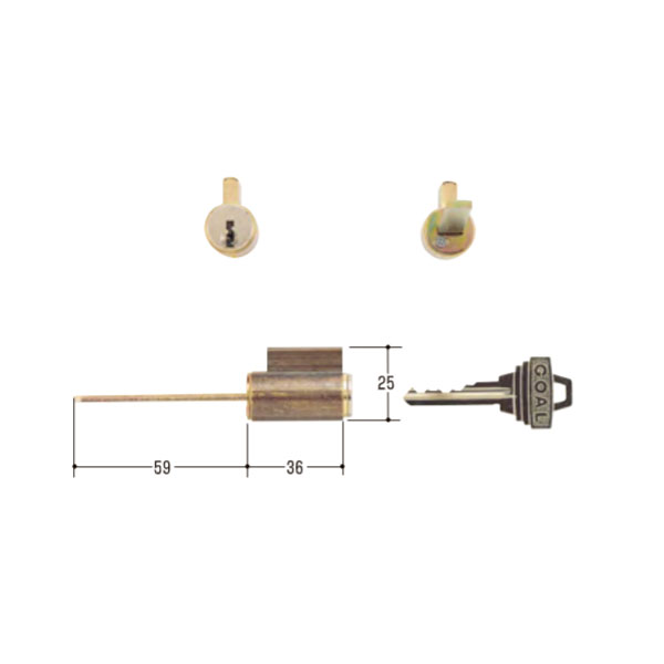 GOAL ゴール シリンダー 5371 GCY-45 Kシリーズ GOAL 5371 シル