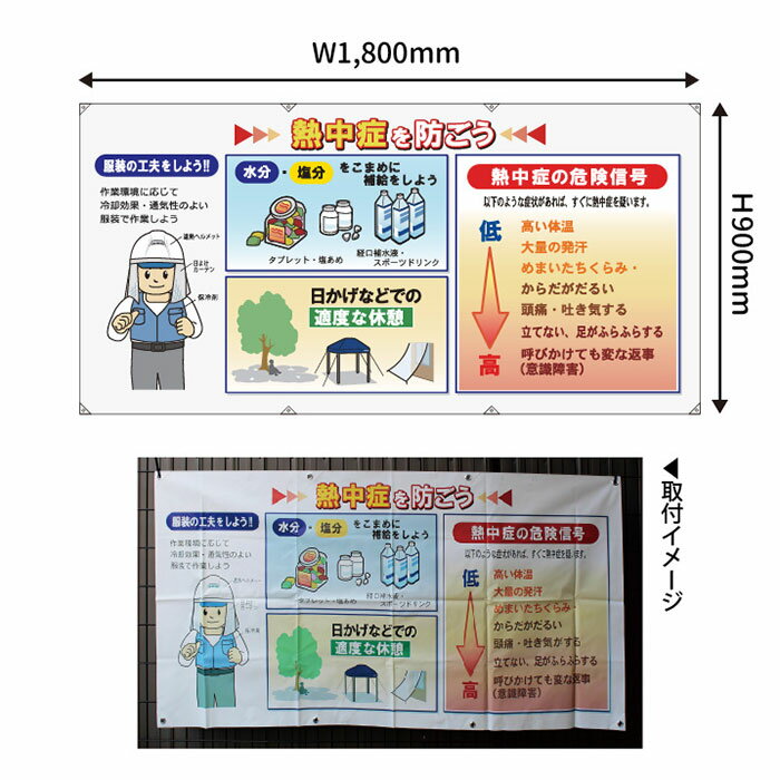 熱中症対策 コンビシート 熱中症を防ごう イラスト 警告 熱中症予防 熱中対策 暑さ対策