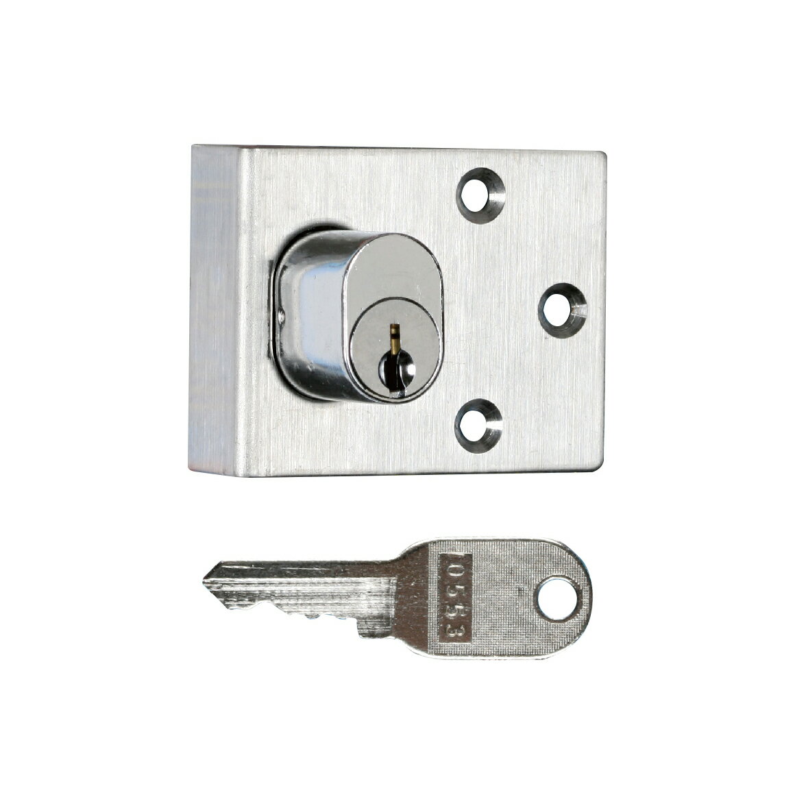 商品説明 おでかけロック 細枠用 F618 ・ドア枠にネジでしっかり固定！ ・ネジ3本で「ワンドア・ツーロック」 ・ドア枠寸法18mm 以上に取り付けが可能 商品スペック キー本数2本付属 材質 枠付け金具：ステンレス（SUS304） 錠本体：亜鉛ダイキャスト キー：真鍮 木ネジ：鉄 ドリリングネジ：鉄 セット内容 本体、キー（2本）、木ネジ（3本）、ドリリングネジ（3本） 使用上の注意事項 ・鍵穴には水、油、ゴミを入れたり針金、クギ等の異物を差し込まないでください。故障の原因となります。 ・雨水などが頻繁にかかる場所へは取り付けないでください。 ・沿岸部での使用はお避けください。 ・煙返しがあり、ドア横に取り付けられない方は、ドア上部等にも取り付け可能ですので、工夫してお取り付けください。 ・シリンダー部に衝撃を加えると本製品が変形し正常に稼働しない場合があります。 ・定期的に錠専用潤滑材により動作メンテナンスをお願いします。 ・不使用期間が長い場合、動作不良を起こす場合があります。月1回以上動作させてください。 ・本品は防犯向上を意図した商品ですが、防犯はお客様のご注意、ご配慮に代わるものはございません。万一の事故、破壊、犯罪、トラブルなどが発生いたしましても当社は一切の補償、弁償などは行いません。ご理解頂きますようお願い致します。 ・監禁等に利用しないでください。 ・本製品は改良等の目的から仕様・パッケージ等、予告なく変更する場合があります。