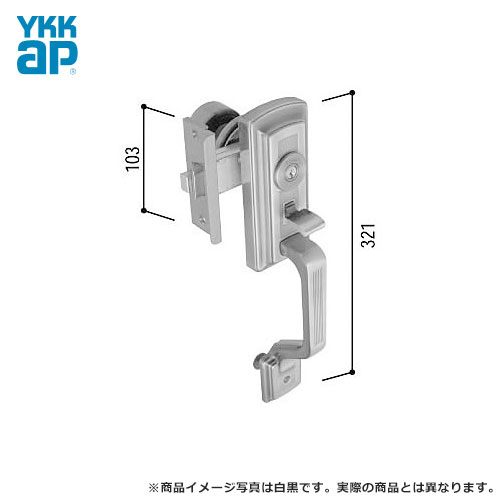 YKK ドアロック錠 取替玄関ドア ハイドア用 サムラッチハンドル錠　ドアノブ GOAL(ゴール)YKKap 02P09Jul16