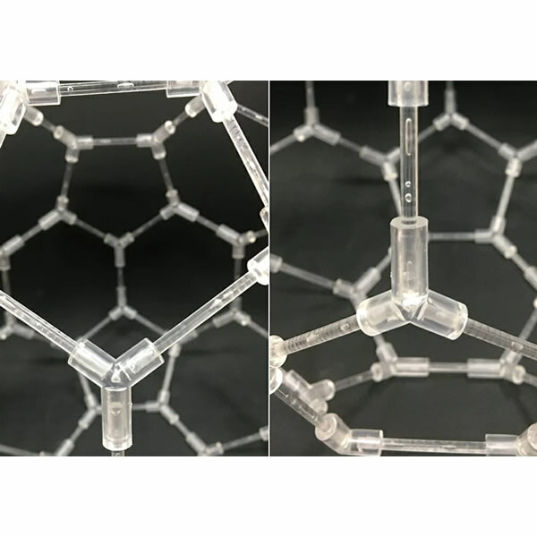 〔ポイント20倍〕【正規販売店】模型 バッキーボール(組立式) (送料無料) バッキーボール 立体 クスリエ ヒーリング カタカムナ 開運 アイテム グッズ インテリア 浄化