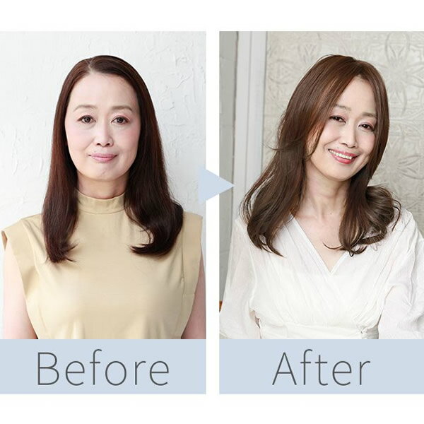 プリシラ プレミアム白髪隠しウィッグ (ワンレンロングタイプ) ST-011 (送料無料) PRISILA 部分ウィッグ ロング カバーピース ヘアピース ウィック ウイッグ