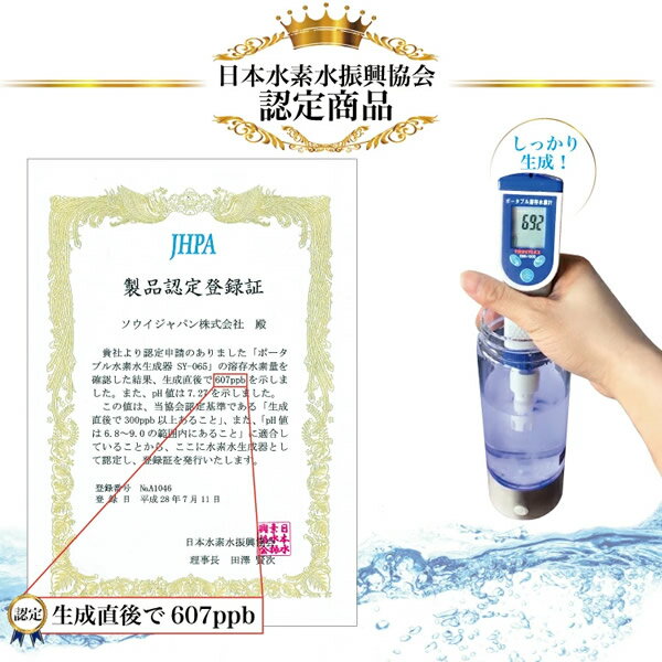 水素水生成器 SY-065 (送料無料) 3