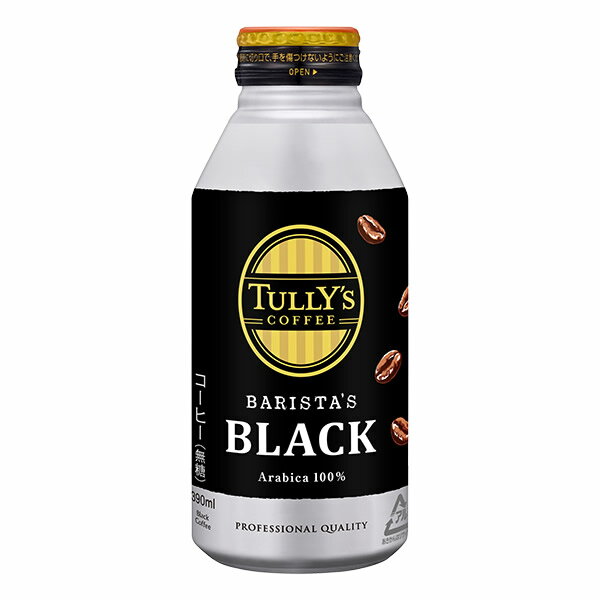 ɓ ^[YR[q[ oX^YubN 390mlʁ~24{ () TULLY'S COFFEE BARISTA'S BLACK ʃR[q[ ubNR[q[ 