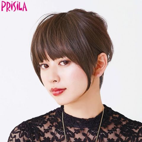 プリシラ 前髪ウィッグ【サイドありちゃん】FX-05耐熱 (メール便送料無料)