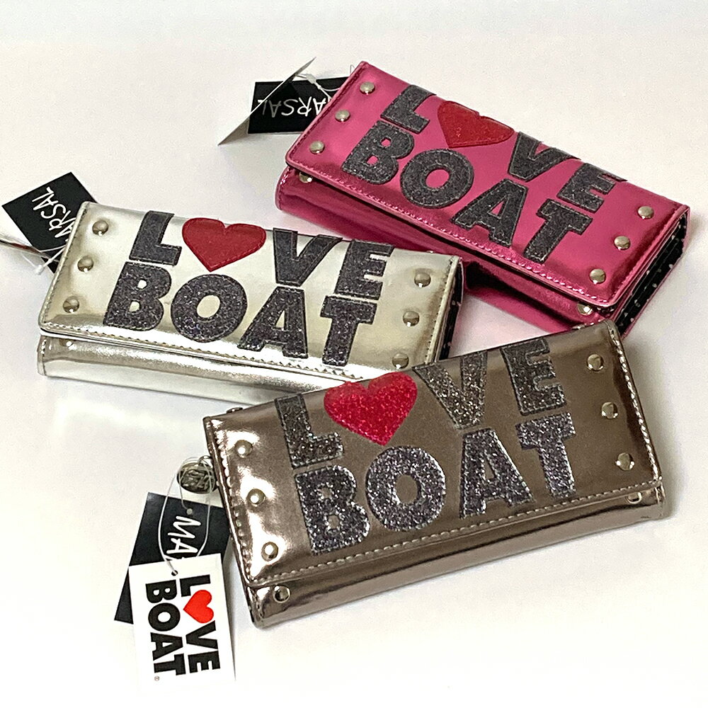 ラブボート☆LOVE BOAT キラキラロゴ 長財布 ラメラメでゴージャス！
