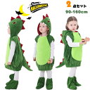 子供 恐竜 コスプレ 女の子 男の子 キッズ 仮装 ハロウィン ロンパース 2点セット 靴付き ワンピース 袖なし コスプレ衣装 動物 コスチューム 万聖節 変...