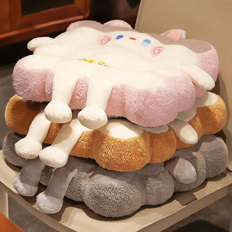 座布団 クッション 背もたれ チェアクッション 椅子クッション 紐付き フロアクッション 体圧分散 厚め 抱き枕 正方形 おしゃれ 可愛い 椅子用 イス チェアパッド オフィス 床 座る デスクワーク 車 テレワーク 在宅勤務 敬老の日 帰省 母の日 お誕生日 プレゼント