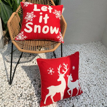 クッションカバー インテリア クリスマス柄 民族 無地 抱き枕カバー45×45cm ボヘミアン風 座布団カバーおしゃれ 新居祝い 北欧 正方形 柔らかい ソファー枕カバー ws191h