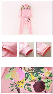 ピンク/レッド 子供服 上下セット セットアップ パーカー 120 130 140 150 160子供 パーカー キッズ パーカー 子供ジャージ スウェット トレーニングウェア スポーツウェア キッズ 女の子 ジュニア 子供服