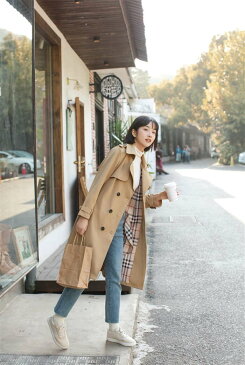 コート トレンチコート レディース トレンチ ロングコート ロング丈 春コート 春物 春 大きいサイズ ファッション アウター 長袖 おしゃれ スプリングコート 春アウター